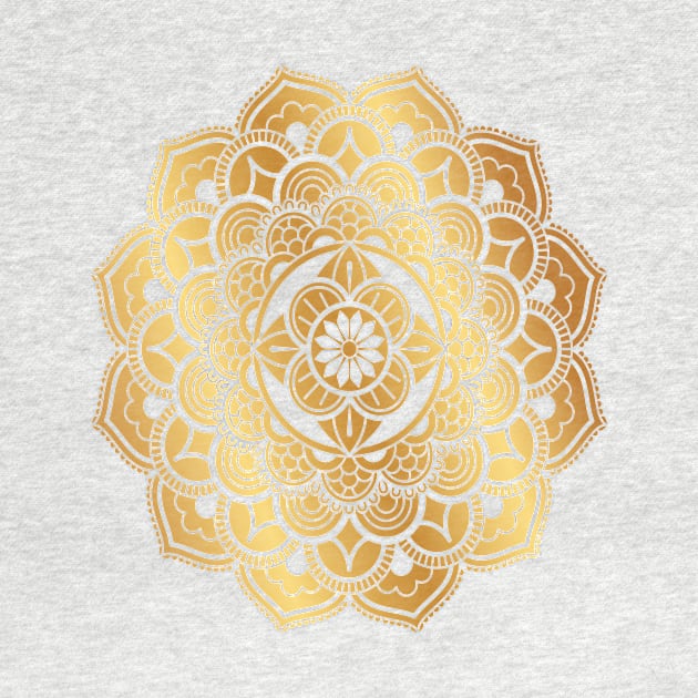 Gold Elegant Mandala by TiiShop